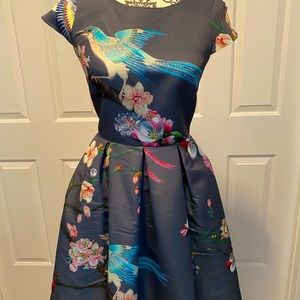 Ted Baker Bird print dress